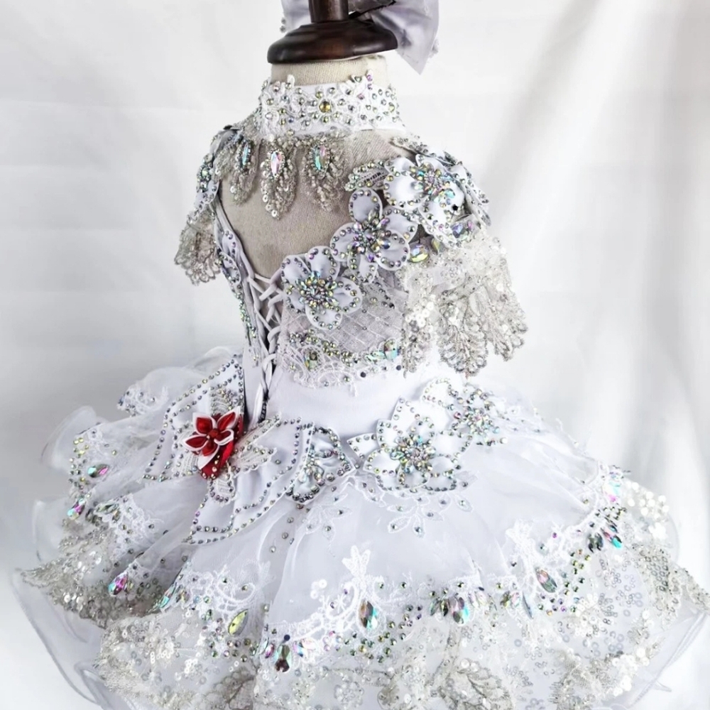 Girls Pageant Dress 4t - Picture 3 of 5